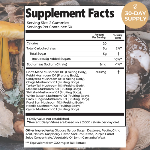 Nutralis™ Super Mushroom Gummies